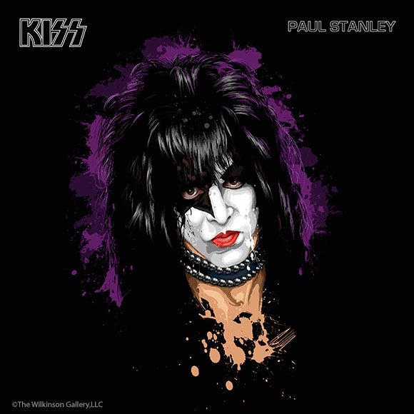 KISS Paul Stanley Art by David E. Wilkinson