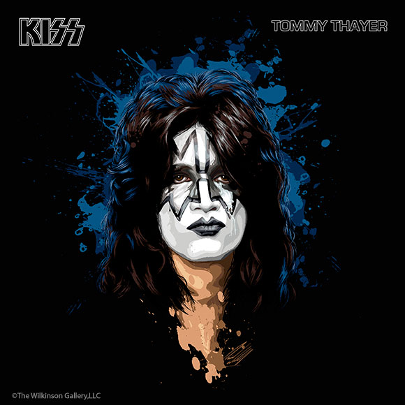 KISS Tommy Thayer Art by David E. Wilkinson