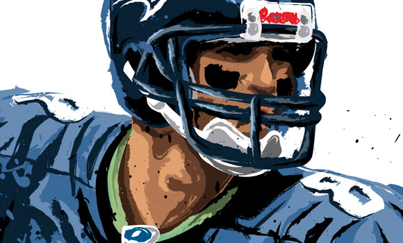 Seahawks' Matt Hasselbeck by David E. Wilkinson